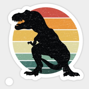 dinosaur vintage costume Sticker